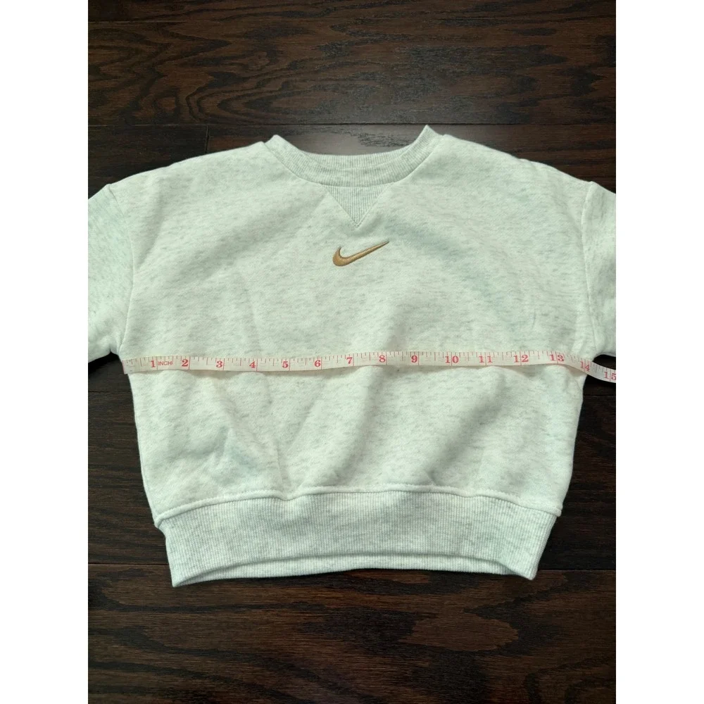 Nike Toddler 2-Piece Fleece Sweatshirt Jogger Set Birch Heather 76M188-X58 2T